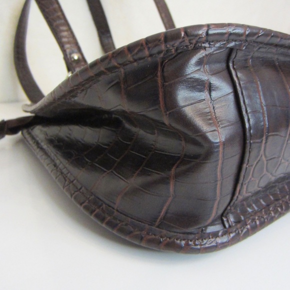 Unbranded Brown Heart/Love Double Handle Multi Compartment Purse - Picture 8 of 10